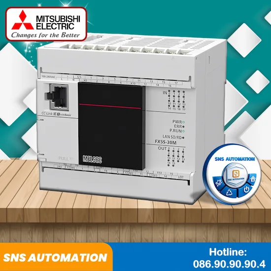 Bộ lập trình PLC FX5S-30MR/ES Mitsubishi chính hãng - Giải pháp điều khiển tối ưu