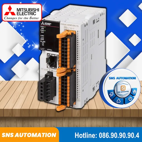 FX5UC-32MT/DS-TS PLC Mitsubishi (16 ngõ vào sink/source - 16 ngõ ra Transistor sink)