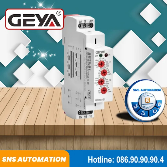 Rơle hẹn giờ GRT8-S1 là bộ hẹn giờ chu kỳ bất đối xứng (cycler) - Giải pháp điều khiển thời gian chính xác