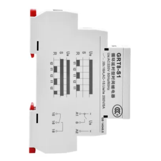 Rơle hẹn giờ GRT8-S1 là bộ hẹn giờ chu kỳ bất đối xứng (cycler) - Giải pháp điều khiển thời gian chính xác
