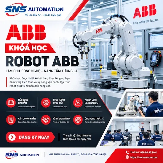 Học lập trình Robot ABB tại Hồ Chí Minh - Đào tạo thực hành từ cơ bản đến nâng cao