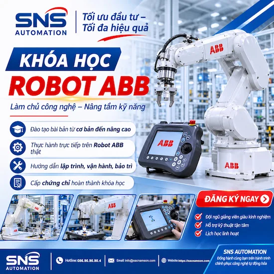 Học Robot ABB tại Hà Nội - Khóa học lập trình và vận hành robot công nghiệp