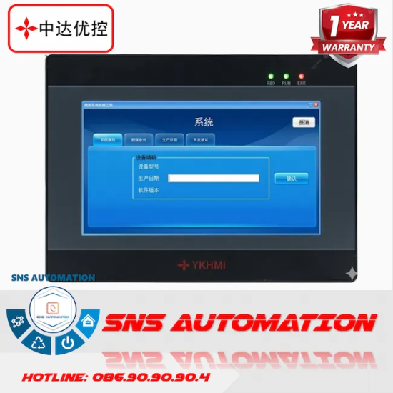MC-34MR-4MTS-F700-FX-A(0371) Màn Hình HMI YKHMI 7 Inch Tích Hợp PLC (Hybrid, I/O Lớn, Bản A)
