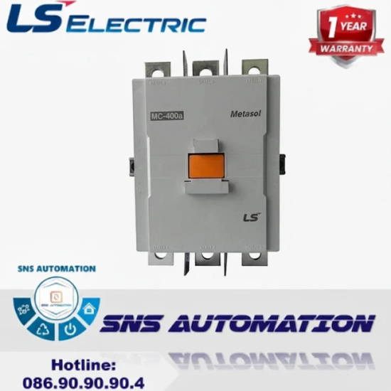 MC-400a Khởi Động Từ (Contactor) LS 3 Pha 400A 225kW (2NO + 2NC)