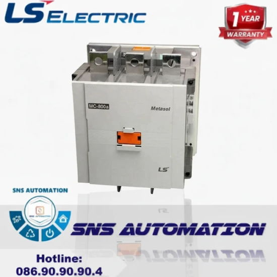 MC-800a Khởi Động Từ (Contactor) LS 3 Pha 800A 440kW (2NO + 2NC)