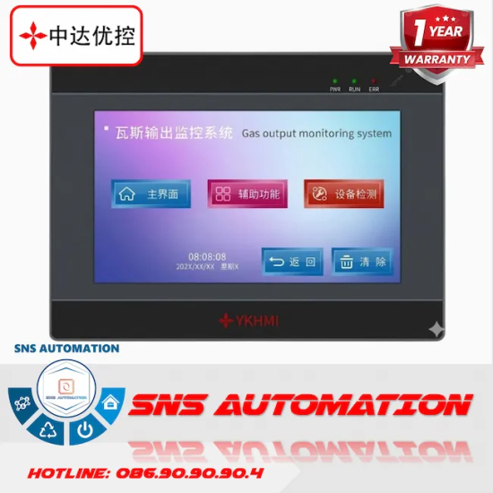 MC-8X-14MT-8MTS-F700-FX2N-B(0428) Màn Hình HMI YKHMI 7 Inch Tích Hợp PLC Đa Trục