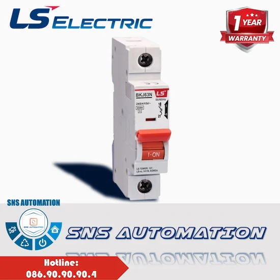 BKJ63N 1P 20A Icu 6kA - MCB LS 1 Pha 20A Chính Hãng, Giá Tốt