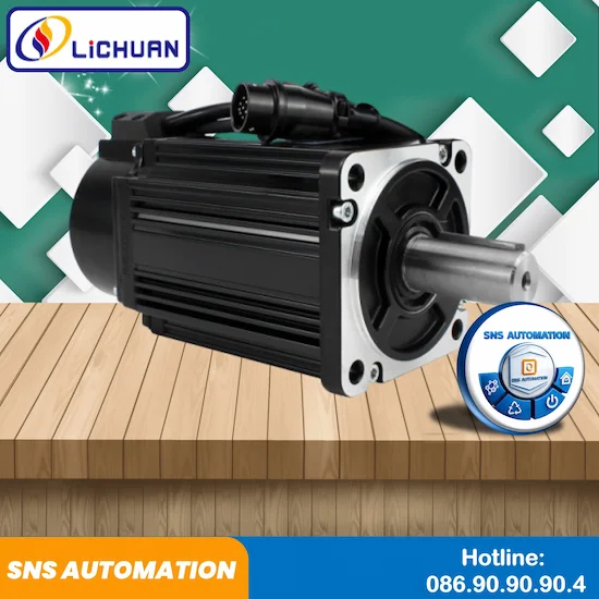 Động cơ Servo Lichuan LCMT-07L02-80M02430 0.75kW 3 Pha 220V