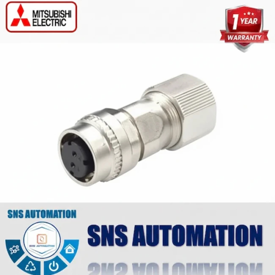 MR-BKCNS1 Giắc Phanh Điện Từ Động Cơ Servo Mitsubishi (Dạng Thẳng, Cấp IP67)