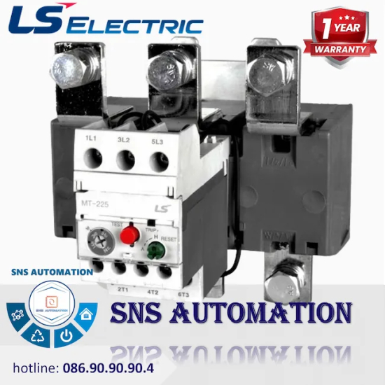 Rơ Le Nhiệt LS MT-225 (100-160A) – Bảo Vệ Quá Tải Motor Công Suất Lớn, Giá Tốt