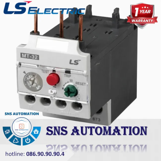 Rơ Le Nhiệt LS MT-32 (2.5-4A) – Bảo Vệ Quá Tải Motor Nhỏ Ổn Định, Giá Tốt