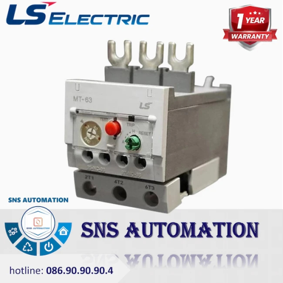 MT-63 Rơ Le Nhiệt (Thermal Relay) LS Dành Cho Contactor 50A - 65A