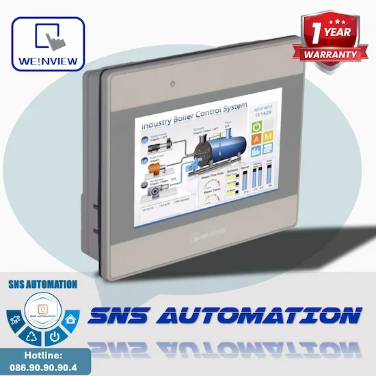MT8071iE Màn Hình HMI Weintek 7 Inch - Kết Nối Ethernet, Hoạt Động Ổn Định