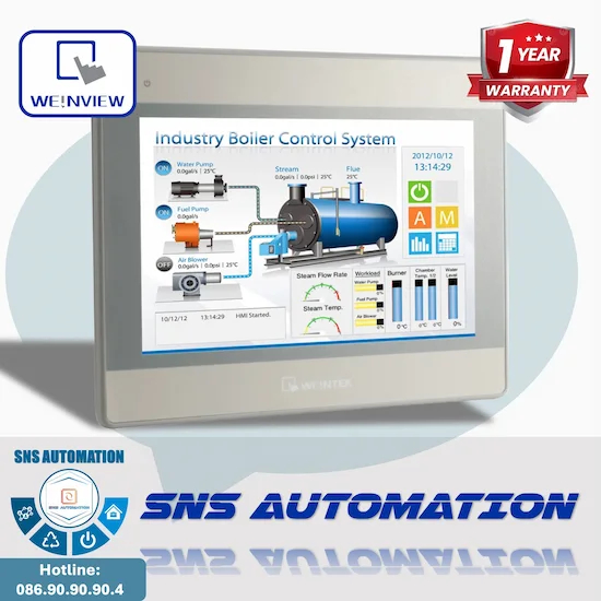 MT8102iE Màn Hình HMI Weinview 10.1 Inch TFT - Hiển Thị Rộng, Kết Nối Ethernet