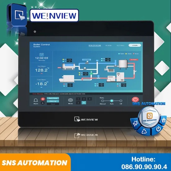 MT8106iQ Màn Hình HMI Weinview 10.1 Inch - Cấu Hình Mạnh, Hiển Thị Sắc Nét