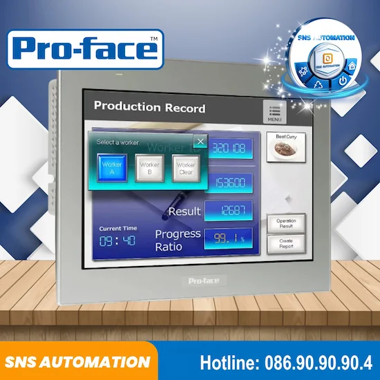 PFXGP4402WADW Màn Hình HMI Pro-face 7 Inch GP4000E Chính Hãng