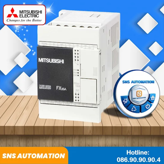 PLC FX3SA-14MR-CM Mitsubishi 14 I/O Relay Chính Hãng Giá Tốt