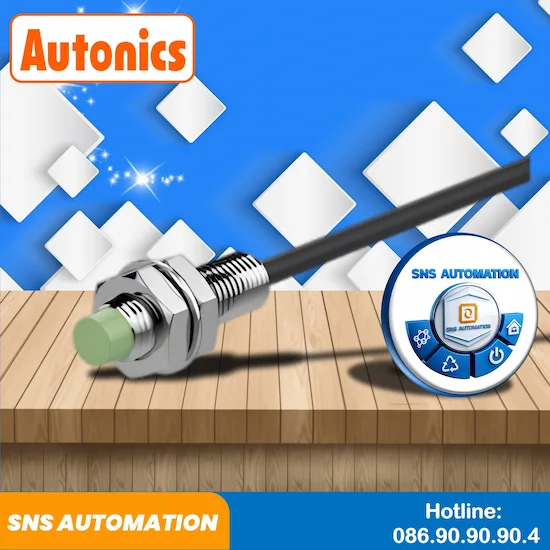PR08-2DN Cảm biến tiệm cận Autonics 2mm NO-NPN 12-24VDC - Nhỏ gọn, chính xác cao