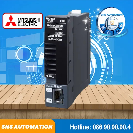RD78G4 - Module Motion 4 trục Mitsubishi MELSEC iQ-R, điều khiển Servo qua CC-Link IE TSN