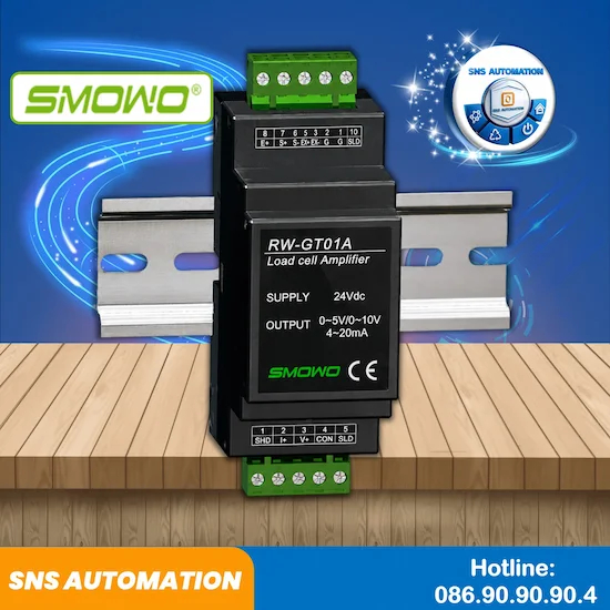 Bộ chuyển đổi tín hiệu loadcell mV sang 0~5(10)V / 4~20mA RW-GT01A