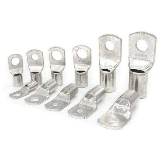 SC10-6 | Đầu Cos Đồng Tròn Bít Mũi Phủ Thiếc (Cáp 10mm², Lỗ Ốc M6)