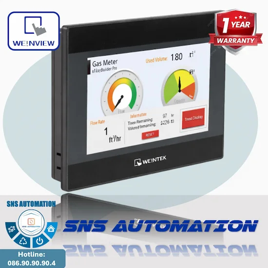 MT8071IP Màn Hình HMI Weintek 7 Inch Tích Hợp Ethernet - Giải Pháp Điều Khiển Hiện Đại