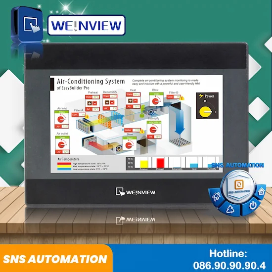 TK6072iP Màn Hình HMI Weintek 7 inch TFT - Giá Tốt, Ổn Định Cho Tự Động Hóa