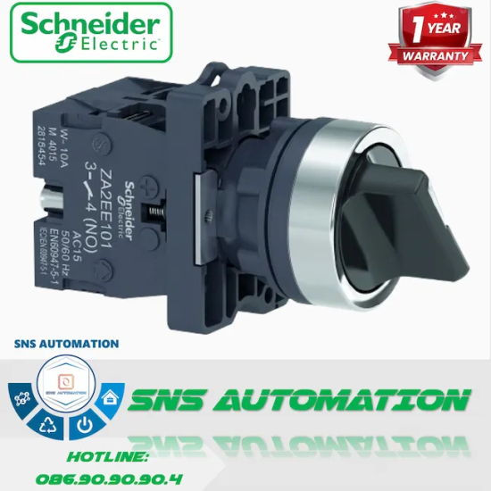 XA2ED25 Công Tắc Xoay 2 Vị Trí Schneider (Phi 22, 1NO+1NC, Tự Giữ)